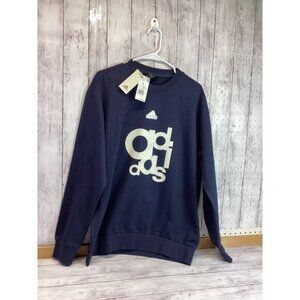 Preppy Streetwear Coquette Utility ADIDAS Long Sleeve Sweatshirt.:Large